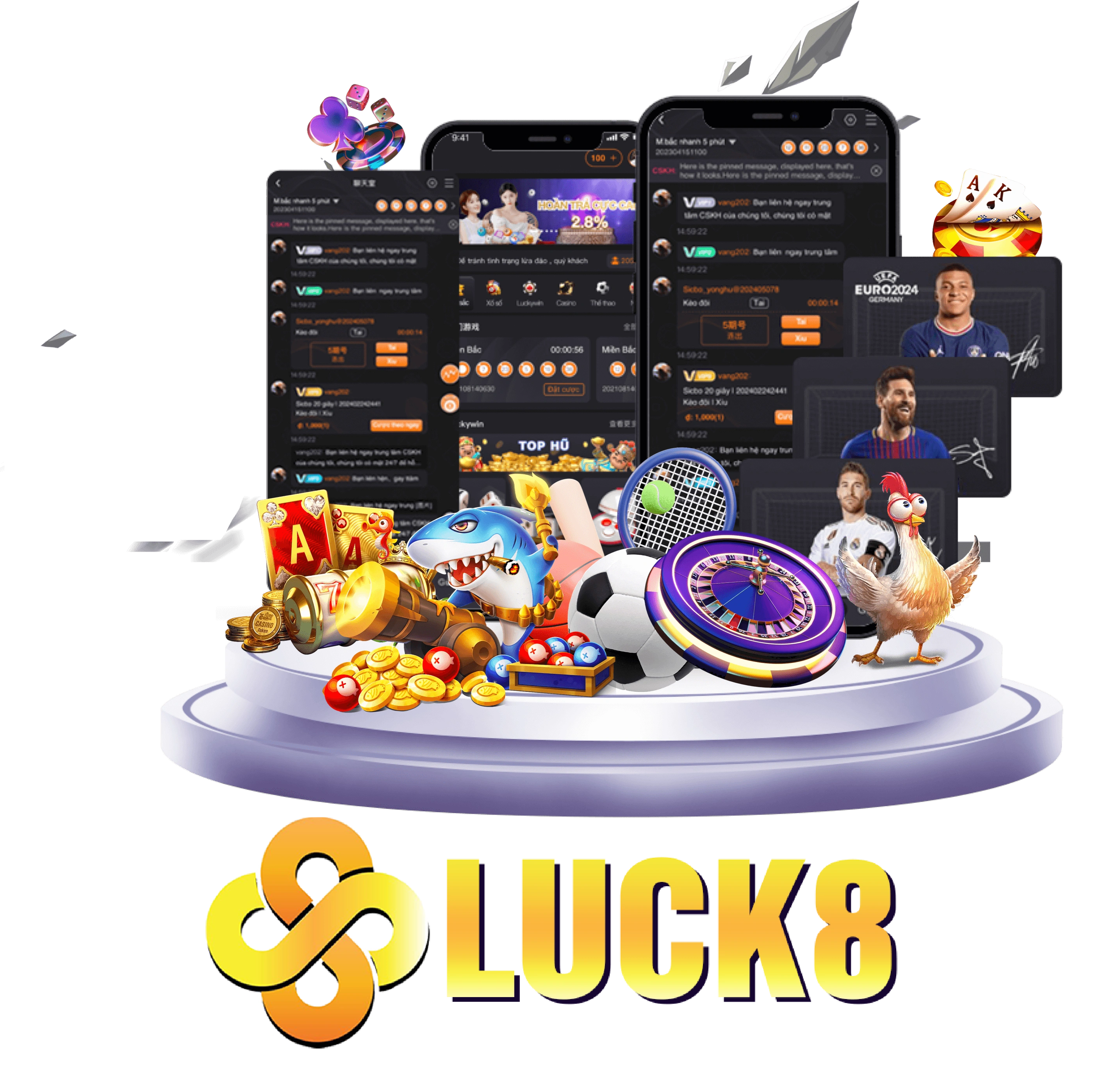 Nội dung ứng dụng tại Luck8